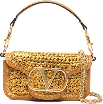 Valentino Garavani Handbags, female, Brown, Size: ONE SIZE VLogo Signature Mini Bag