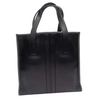 Tod's Tods Slim Script Tote in Zwart Leer