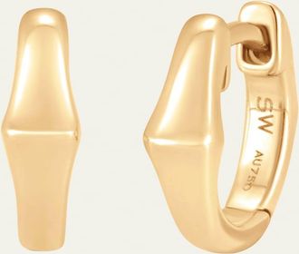 Sara Weinstock 18K Yellow Gold Lucia Huggie Earrings