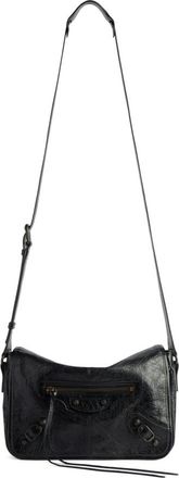 Balenciaga Black Le City Medium Crossbody Bag