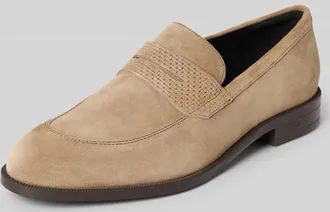 HUGO BOSS Loafer aus echtem Leder Modell TAYIL in Beige, Gr&ouml;&szlig;e 41