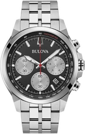 Bulova Chronograph Quartz Black Dial Mens Watch 96B392