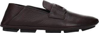 Dolce & Gabbana Leren Instaploafers - Heren - Loafers - Bruin - 41 EU - Leer - Schoenen