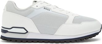BOSS Boss Parkour Panelled Mesh Sneakers - White - 11 (IT45 / UK11)