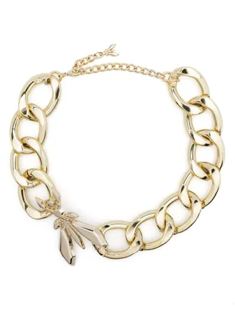 Patrizia Pepe Collana a catena con applicazione Fly - Oro