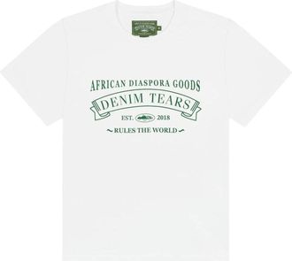 Denim Tears x Corteiz ADG T-Shirt White 05650-1FW2504DTXCAT-WHIT