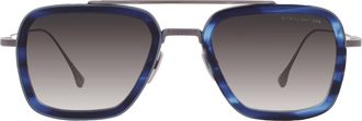 Dita Eyewear FLIGHT.006 Grey Gradient Navigator Mens Sunglasses 7806-T-BLU-SIL-52