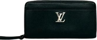 Louis Vuitton Pre-owned Clutches, female, Black, Size: ONE SIZE Pre-owned Long wallet (bi-fold)