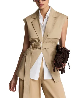 Kenneth Cole Belted Vest