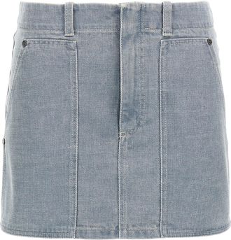Fendi Go-To Skirts Gray