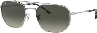 Ray-Ban Vierkante Zonnebril - unisex - Zonnebrillen - Grijs - 54 MM - Accessoires