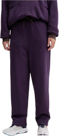 Emporio Armani Omkeerbare Track Pants met Trekkoord - Dames - Sweatpants - Blauw - XL - Katoen - Broeken