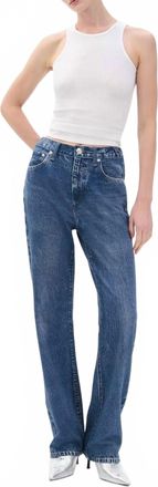 Rag & Bone Miramar Shea Relaxed Straight Pants In Almeda