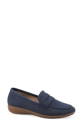 White Mountain Samson Loafer in Dark Blue/Nubuck at Nordstrom Rack, Size 8.5