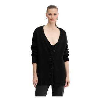 Silvian Heach Truien & Vesten, Dames, Zwart, XL, Wol, Letsosa Cardigan