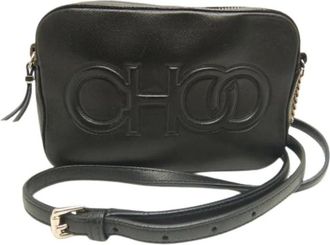 Jimmy Choo London Pre-owned Cross Body Bags, female, Black, Size: ONE SIZE Pre-owned Shoulder Bag