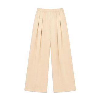 Marc Ellis Linaria Plus Pantaloni Ampi - - Trousers - Donna - Beige - XL
