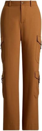 Ralph Lauren Broeken, Dames, Bruin, S, Wol, Broek