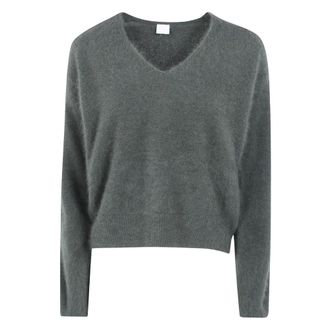 C.T. Plage Ct22348 V-Neck Pullover met lange mouwen - Dames - Truien - Grijs - Maat: S