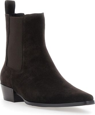Strategia Womens Bootie Nina Leather Brown Boot