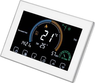 OEM Termostato Inteligente 5a, Interruptor Wifi, Control Por Voz, Pantalla T&aacute;ctil Programable Para Calefacci&oacute;n Por Suelo Radiante, Ac95-240v, Blanco
