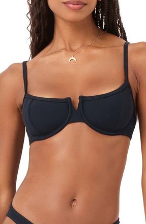 L*Space Hunter Underwire Bikini Top in Black at Nordstrom, Size X-Small