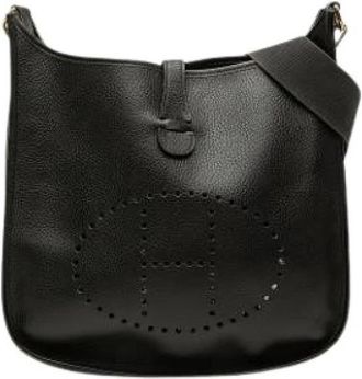 Herm&egrave;s Pre-owned Evelyne I 33 - Dames - Vintage Schoudertas - Zwart - ONE Size - Leer - Vintage