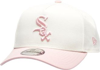 New Era Womens Chicago White Sox White Sox 9FORTY A-Frame Cap - Adult Chrome/Pink Rouge