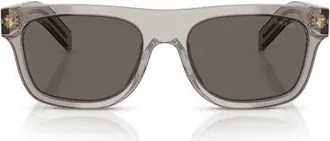 Prada 55mm Pillow Sunglasses in Hematite/dark Grey at Nordstrom