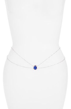 Vidakush Heart of the Ocean Belly Chain in Blue at Nordstrom, Size Xx-Large