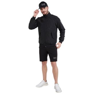 Emporio Armani EA7 Heren Logo-jas (Zwart)