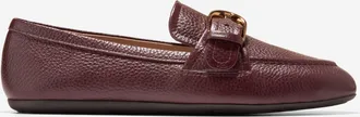 Cole Haan Womens Grand Ambition Alette Buckle Loafers - Red Size 10.5