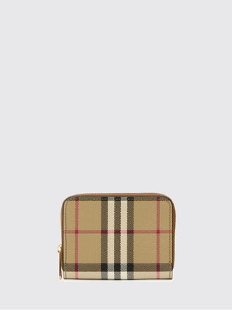 Burberry Vintage Check Coated Cotton Zip-Around Wallet
