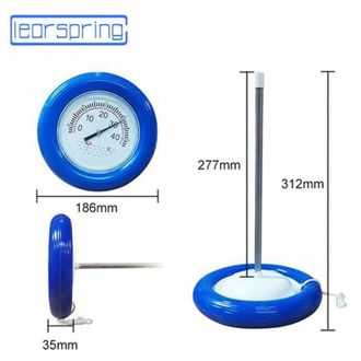 OEM Term&oacute;metro Flotante Para Piscina, Con Cabezal Redondo Y Detecci&oacute;n Autom&aacute;tica De Agua, Indicador De Temperatura Preciso Para Piscinas Familiares Y De B