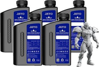 OEM Resina Para Impresora 3d, Lavable Con Agua, Curado R&aacute;pido, Ww L-grey 5