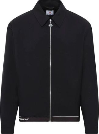 Casablanca Heren, Jassen, Zwart, Maat: L Wol