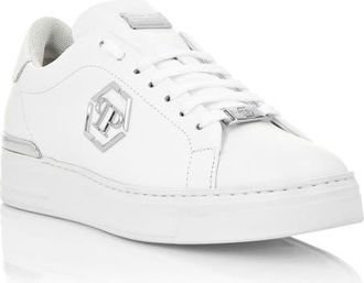 Philipp Plein Low-Top Sneakers Hexagon Unisex in White at Nordstrom, Size 39
