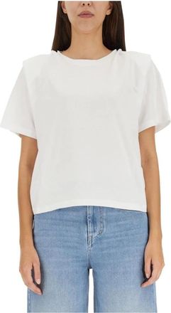 Isabel Marant Tops, Dames, Wit, M, Katoen, Zelitos T-Shirt