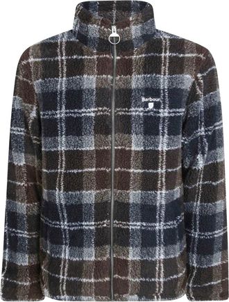 Barbour Tartan Sherpa Fleece - Heren - Fleece jassen - Veelkleurig - S - Katoen - Fitness