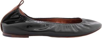 Lanvin Patent Leather Ballerina Flats, Brand Size 38 ( US Size 7 )