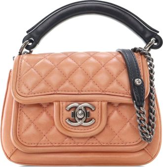 Chanel Caramel Small Quilted Calfskin Prestige Flap Bag