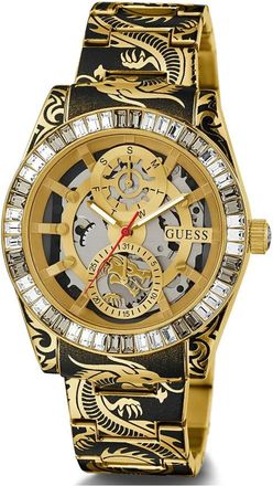 Guess Dragon Watch - Heren - Horloges - Geel - ONE Size - Accessoires