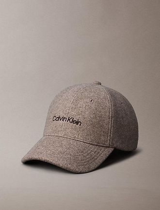 Calvin Klein Gorra Con Logo Bordado De Fieltro