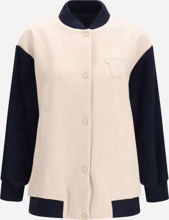 Weekend by Max Mara Oversized Bomber in double wool Female 38