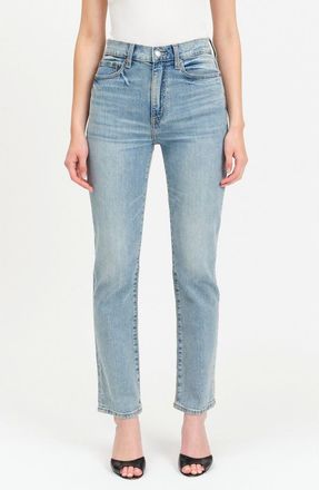 Daze Smarty Pants High Waist Slim Straight Ankle Jeans in Wink at Nordstrom, Size 24