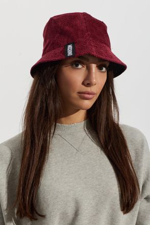 Moschino Reversible Hat, Unisex, Burgundy