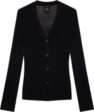 Anine Bing Cardigan Matheo a coste - Nero