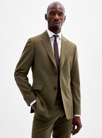 Tiger Of Sweden Mens Justin olive suit jacket Slim fit