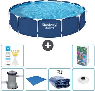 Bestway Piscina Bestway Steel Pro Redonda - 396x84 Cm - 7-piezas S272