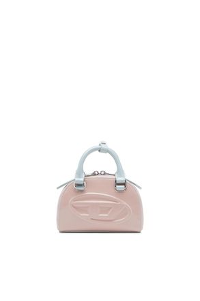 Diesel 1DR Dome-Mini crossbody bag with naplak effect - Crossbody Bags - Woman - Pink